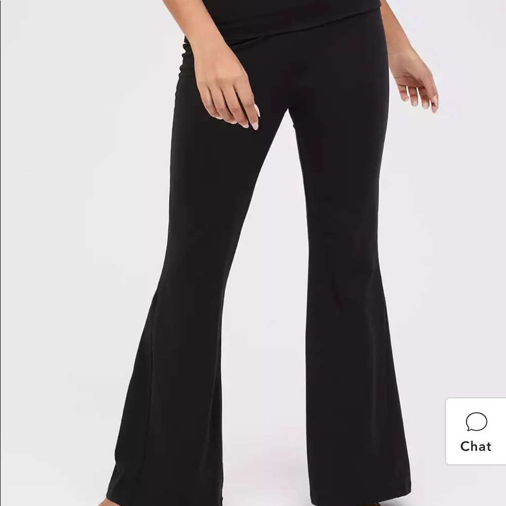 Offline by aerie OG foldover super flare hi-rise legging M